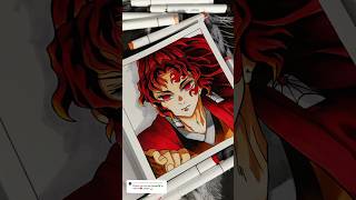 Draw with me  Demon Slayer Yoriichi demonslayer animedrawing animestyle art yoriichi anime [upl. by Eigriv]