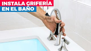 ¿Cómo instalar los artefactos y grifería en el baño [upl. by Notyep]