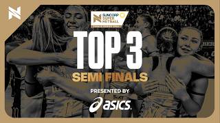 Top 3 Plays of the Semi Finals  Suncorp Super Netball 2024 [upl. by Bronson21]