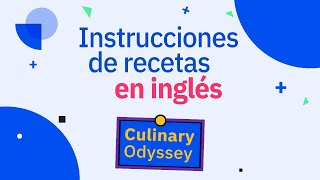 Instrucciones de cocina en inglés 🍴👩🏼‍🍳 [upl. by Anawik]