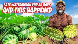 I Ate Only Watermelon For 32 Days fast detox organ digestive reset spiritual awakening [upl. by Zoha]