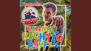 Einmal richtig saufen Hackedicht Remix [upl. by Airekal]