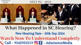 Neet PG 2024 Supreme Court Hearing Updates  Neet PG 2024 Counselling On Hold Again neetpg2024 [upl. by Mahtal]