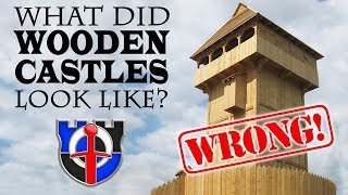 What did wooden castles look like and how were they built [upl. by Haikan488]