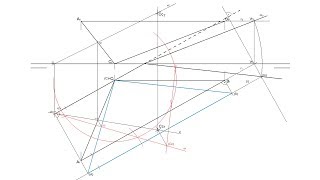 Circuncentro de un plano triangular en Sistema Diédrico [upl. by Anyr]