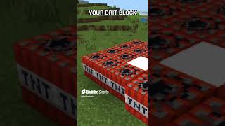 your eyeglasses your dirt block eyeglasses meme tiktok minecraft shorts [upl. by Cela]