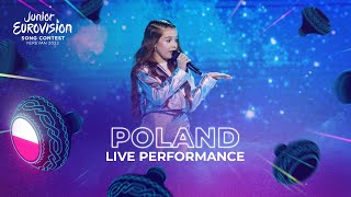 Laura  To The Moon  LIVE  Poland 🇵🇱  Junior Eurovision 2022 [upl. by Areht]