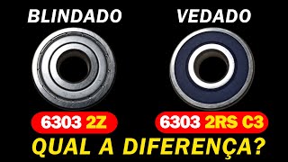 Rolamentos blindados e vedados  Qual a principal diferença entre eles [upl. by Ahsad]