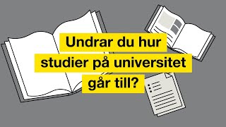 Hur funkar universitetsstudier Vi förklarar steg för steg [upl. by Okime]