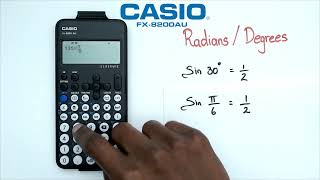 How to Change Angle to Degrees or Radians on a Casio FX8200 AU [upl. by Kitrak]