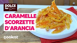 Caramelle di scorza darancia FACILI E GOLOSE 🍊 [upl. by Marienthal391]