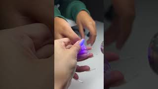 Full video Gel X application amp design Using apresnailofficial Sculpted long almond nails [upl. by Eleirbag]