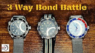 🥊 NTTD Seamaster Homage 3 Way Battle 🥊 Comparison Honest Watch Review HWR [upl. by Solegnave]