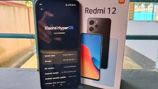 Redmi 12 HyperOS Update  Whats New [upl. by Adnohsel]