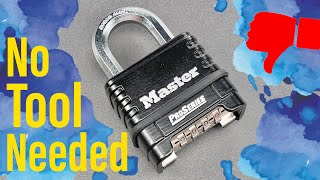 1521 Decoding Master Combination Padlock Model 1178 [upl. by Nosyla]