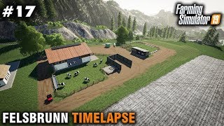 FS19 Timelapse Felsbrunn 17 Building The Animal Pastures [upl. by Liborio]