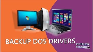 Como fazer backup dos drivers do PC ou Notebook [upl. by Travers]