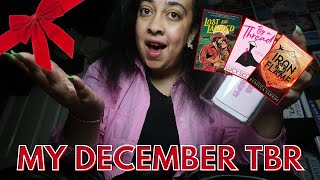 ALL BOOKS ON MY DECEMBER TBR  BOOKMAS DAY 2 [upl. by Nigrom]