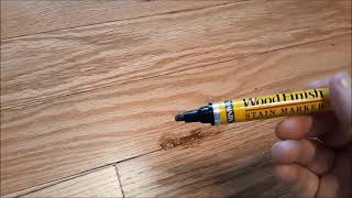 How REMOVE Deep Scuffs Chips Scratches Scrapes Real Hardwood FLOOR Laminate Vinyl Planks LIGHT DARK [upl. by Carothers433]