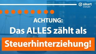 ACHTUNG Das ALLES zählt als Steuerhinterziehung 2024 [upl. by Ibed]