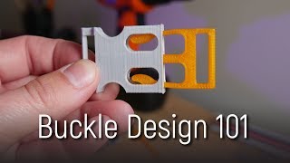 Designing Buckles Clips and Snaps for 3D Printing  Detailed Guide [upl. by Inad]