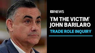 John Barilaro faces questioning over New York trade role appointment  ABC News [upl. by Nothgierc516]