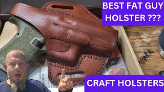 Breaking In NEW Custom Leather Holster For Big Guys  CRAFT HOLSTERS [upl. by Almallah283]