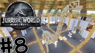 Minecraft Jurassic World Fallen Kingdom 8 Brachiosaurus Fossils [upl. by Aneehsar594]