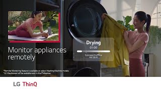 LG ThinQ App  Monitoring [upl. by Armilla170]