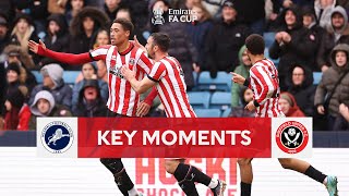 Millwall v Sheffield United  Key Moments  Third Round  Emirates FA Cup 202223 [upl. by Storfer]