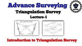 Triangulation survey  Introduction to Triangulation Surveying  Advance Surveying  Civil Engg [upl. by Unders679]