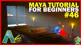 How to RENDER a Scene using ARNOLD in Maya  Maya 2020 Tutorial for Beginners [upl. by Otaner]