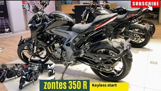 Zontes 350R The Next Generation Ride  Detailed ReviewWalkaroundSpecs with Segment First Features [upl. by Mairem910]