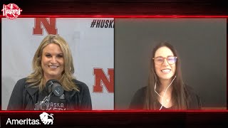 Lauren CookWest Talks Nebraska Volleyball Spring Match Takeaways Culture Building Serving amp More [upl. by Ravahs778]