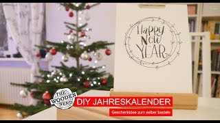 Einfacher Kalender selbst gemacht  DIY [upl. by Elenahc]