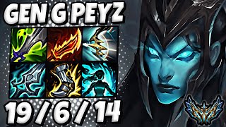 Kalista vs Jhin ADC  Gen G Peyz  Korea Challenger Patch 148 ✅ [upl. by Zuleika226]