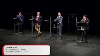 Carleton 2021 Federal Election Debate  Rogers tv [upl. by Seek259]