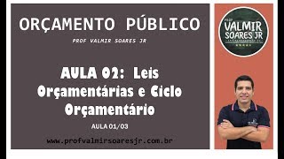 ORÇAMENTO PÚBLICO PARA CONCURSOS  AULA 02  PARTE 0103  LEIS ORÇAMENTÁRIAS E CICLO ORÇAMENTÁRIO [upl. by Weatherley257]