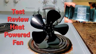 Test And Review Heat Powered Stove Fan [upl. by Pamela]