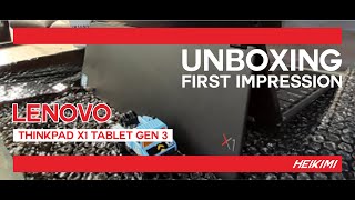 LENOVO THINKPAD X1 TABLET GEN 3 secondhand  UNBOXING amp FIRST IMPRESSION  BONUS ASMR KLETEKKLETEK [upl. by Inerney]