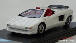 Cizeta Moroder V16T Spider 2003  Обзор набора Alezan  Сборные масштабные модели автомобилей 143 [upl. by Chickie627]