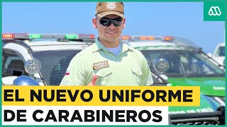 El nuevo uniforme de Carabineros Con nueva arma quotno letalquot jockey y polera reflectante [upl. by Radman]