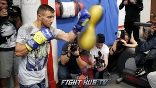 VASYL LOMACHENKO S FULL WORKOUT 3 DAYS AWAY FROM GUILLERMO RIGONDEAUX FIGHT [upl. by Akiret]