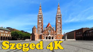 Szeged Hungary Walking Tour 4K [upl. by Schoenburg]