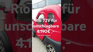 Neues Fahrvideo RiokabinenrollerautomobileemobilityelektrofroschmegaElektrofahrzeugeBohn [upl. by Iruahs]