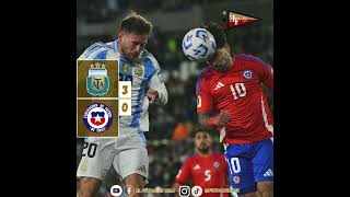 ARGENTINA 3  0 CHILE  ELIMINATORIAS SUDAMERICANAS RUMBO AL MUNDIAL 2026 [upl. by Amsab]