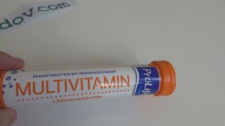 ProLife Multivitamin Effervescent Tablets 17 pcs Unboxing and Test [upl. by Ahsimit]