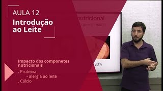 Introdução ao Leite  Indústria de alimentos  Prof Leonardo Acurcio  Aula 1215 [upl. by Odnalo996]