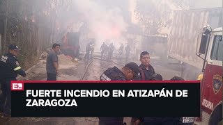 Incendio en pastizal en Atizapán se sale de control [upl. by Ecirum764]