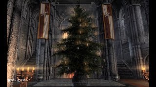 A Selection of Christmas Mods Part I  Skyrim and SSE [upl. by Alleunam213]